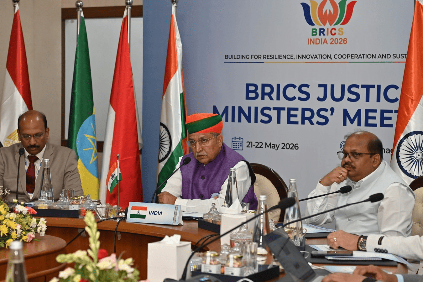 BRICS Senior Officers Meeting followed by Justice Ministers Meeting during 19-22 May, 2026 at Gandhinagar, Gujarat