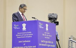 Joint Conference of Chief Ministers and Chief Justices held on 30.04.2022 at Vigyan Bhawan